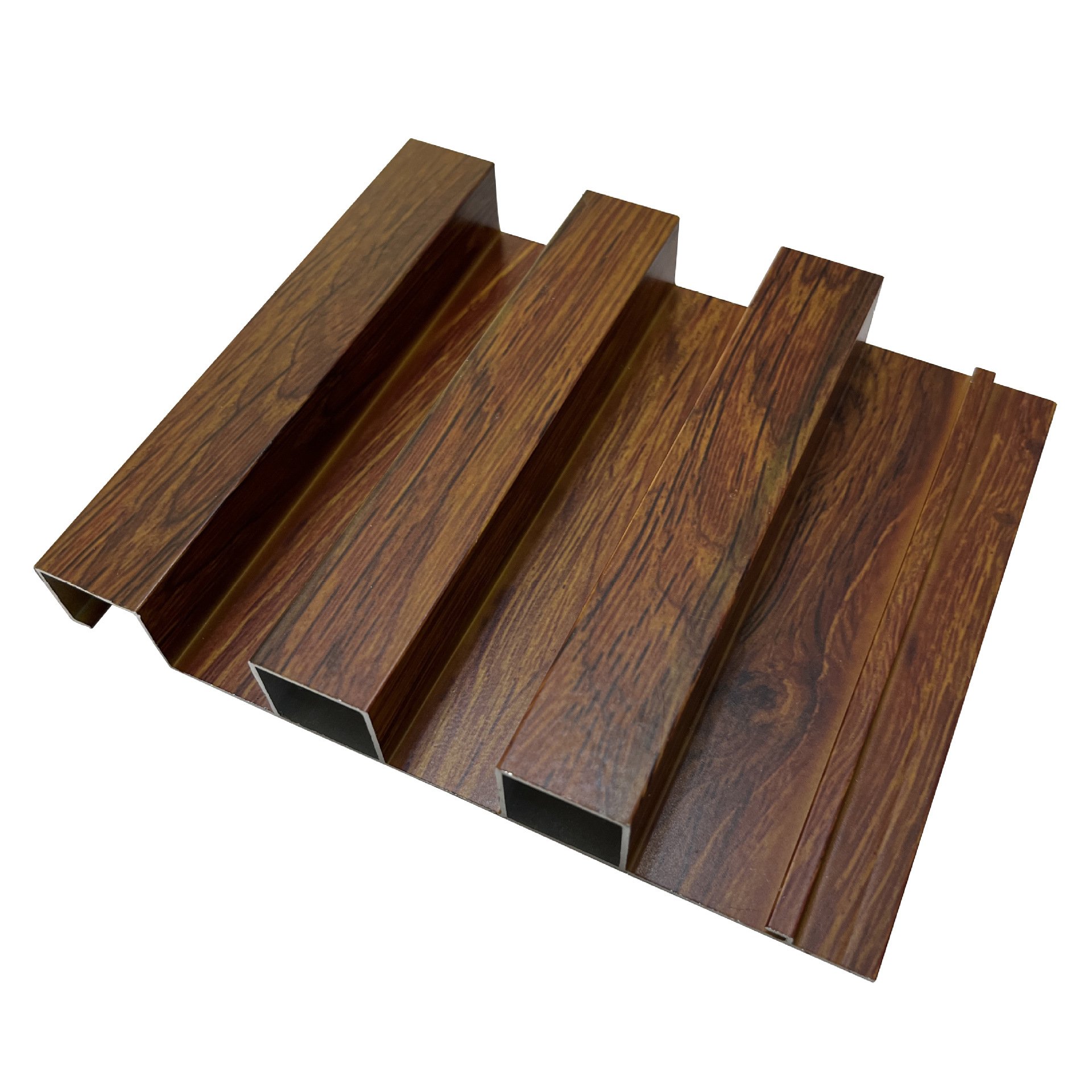 BYY Aluminum Great Wall Panel Insulated Roof Grid Ceiling Baffle Decor Veneer Laminate Grille Composite Aluminium Cladding Panel