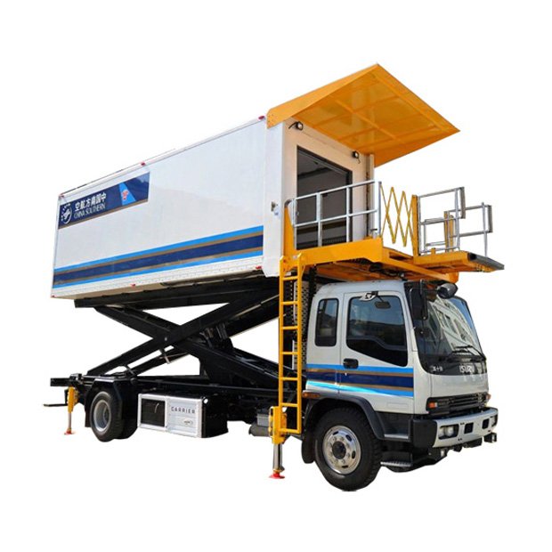 self-propelled airport aviation plane food aircraft cater vehicle