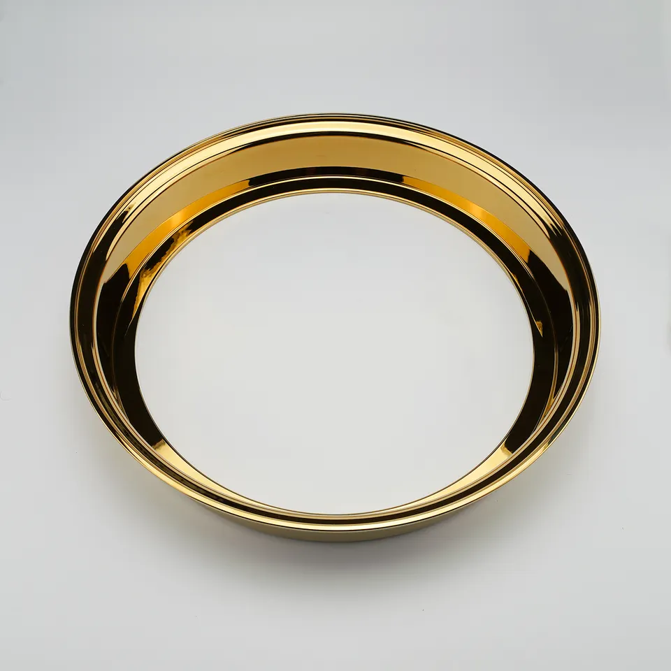 Custom 6061 T6 Chrome Gold Deep Lip Reverse Mount Forged Wheel Outer Lips