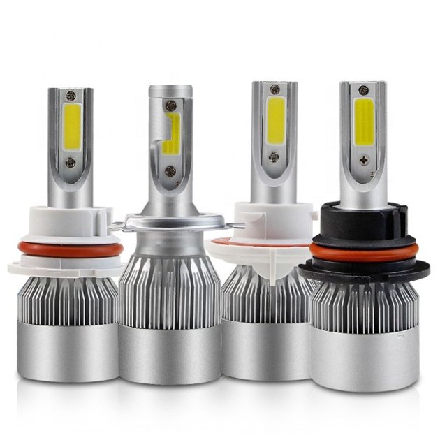 MACAR Super Bright 30w C6 H7 LED Headlight COB H1 H3 H11 9005 9006 12V 24V Auto Bulb