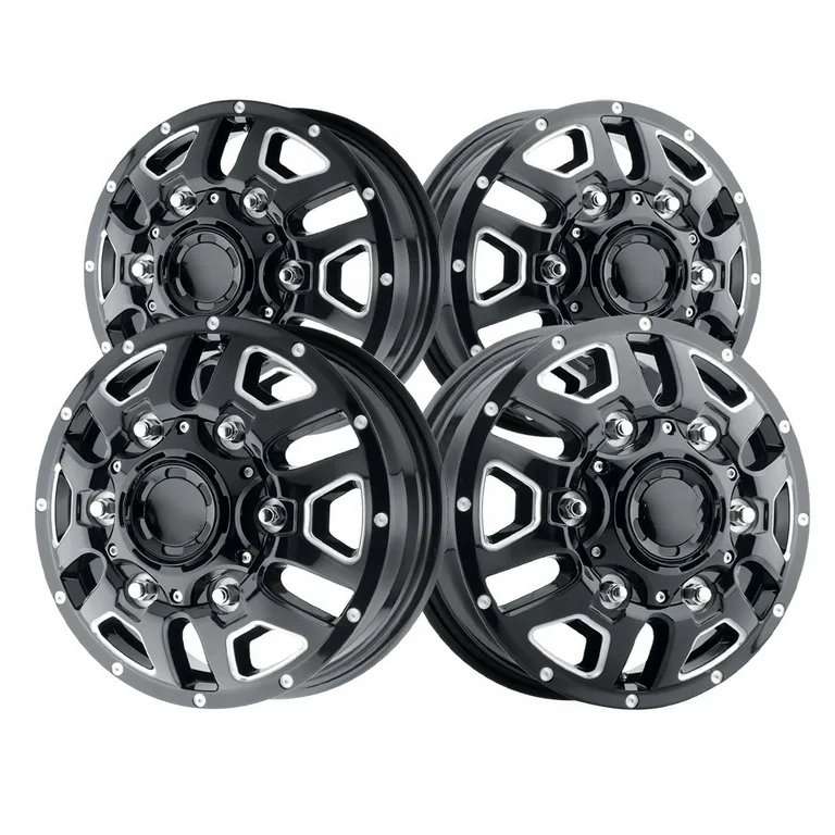 JZ Custom Popular HOT Sales OEM 4x4 22 24 26 28 30 Inch Polished/Black Forged Dual Wheel Dualloy