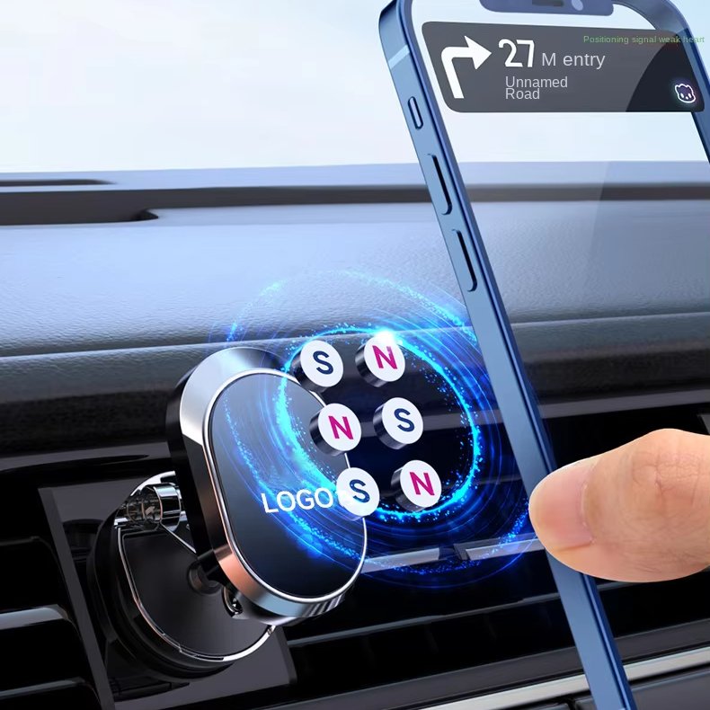 U18 Dashboard Adsorption Mobile Phone Holder Convenient Installation Customizable LOGO Foldable Vacuum Magnetic Phone Holder