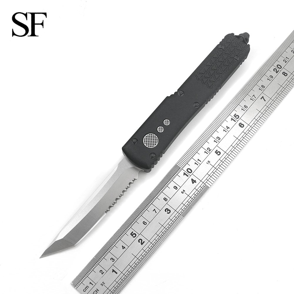 8.45"CNC Jedi Master Folding Blade Utility Knives Wholesale Outdoor Camping Knife EDC Tools Gift in T6-6061 Aluminum Handle