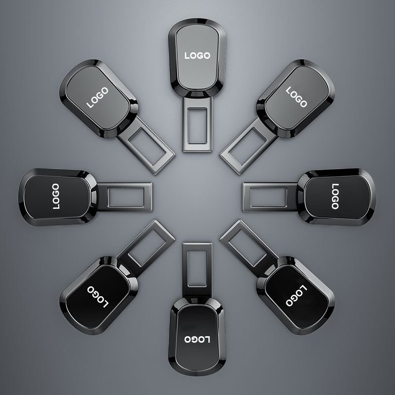 Car Seat Belt Extender Car Safty Plugs All Car Logo Alarm Silencer