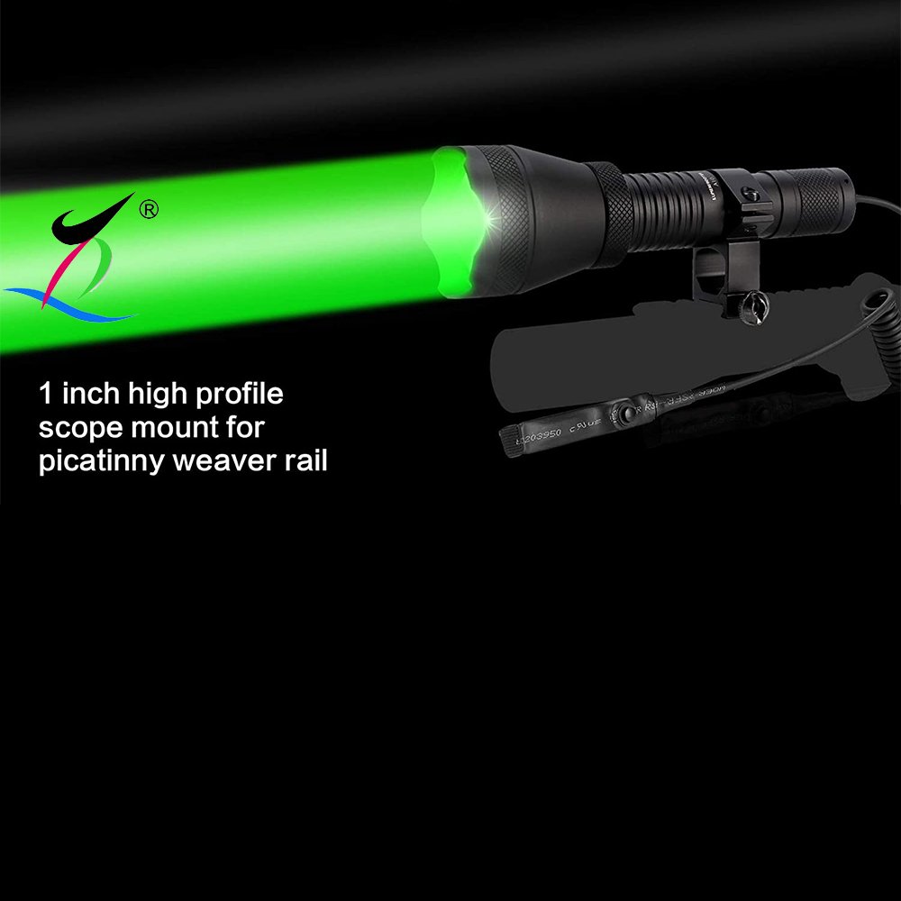 A10 Led Light Green Hunting Light Flashlight Red White 850nm Infrared IR Torch Tactical Hunting Accessories