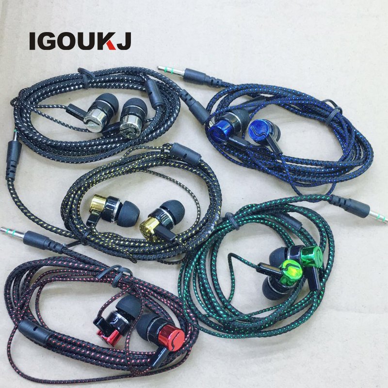 Hot Sale Handfree 3.5mm Headphone for Android for samsung S8 S9 S10 MIC Headset for iphone 6 Wired Earphone for PC