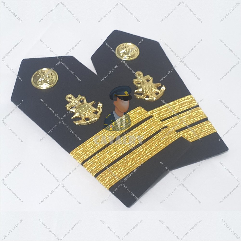 Aviation University 3-Bar Shoulder Boards | Suppliers of Naval Uniform Accessories | Naval Epaulettes