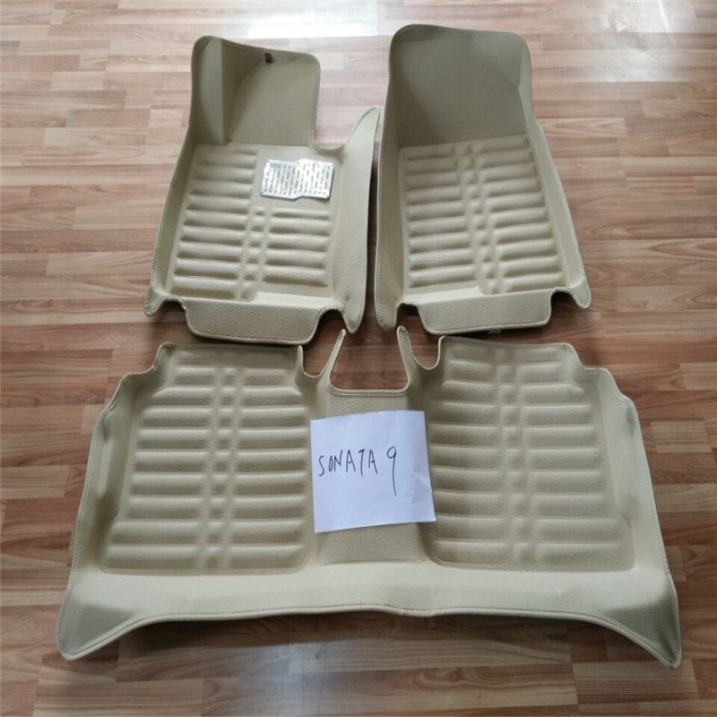 Floor Mats Carpet Front Rear Car Mats General Floor Mat for Car 3PCS Car Truck Custom PVC Black Set Item Packing Card Pcs Hook