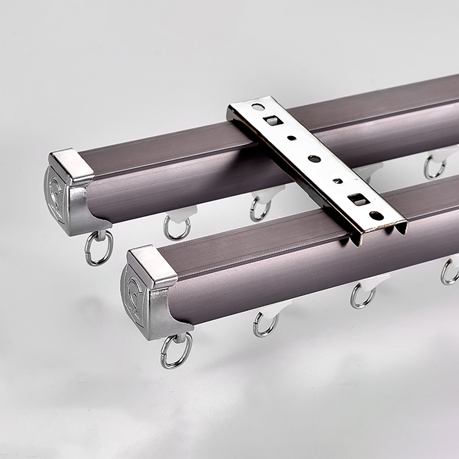 New Listing Industrial Aluminium Alloy Curtain Track for Living Room Bedroom Home Window Decoration