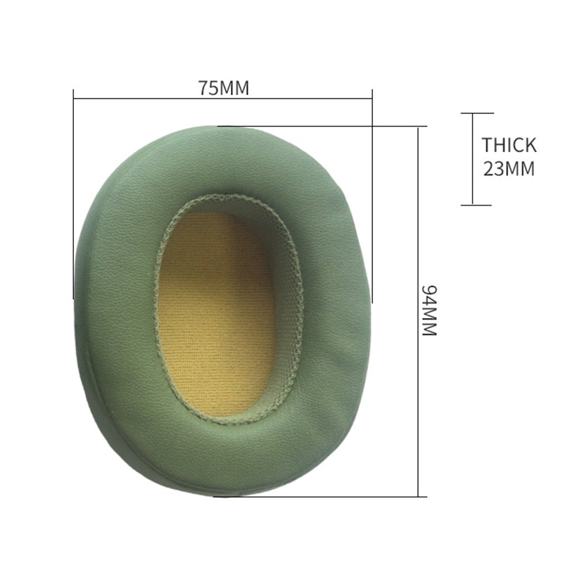 Manufacture Headphone Accessories Protein Leather Earpads Replace Ear Pad for Skullcandy Crusher 3.0 Wireless Headphones