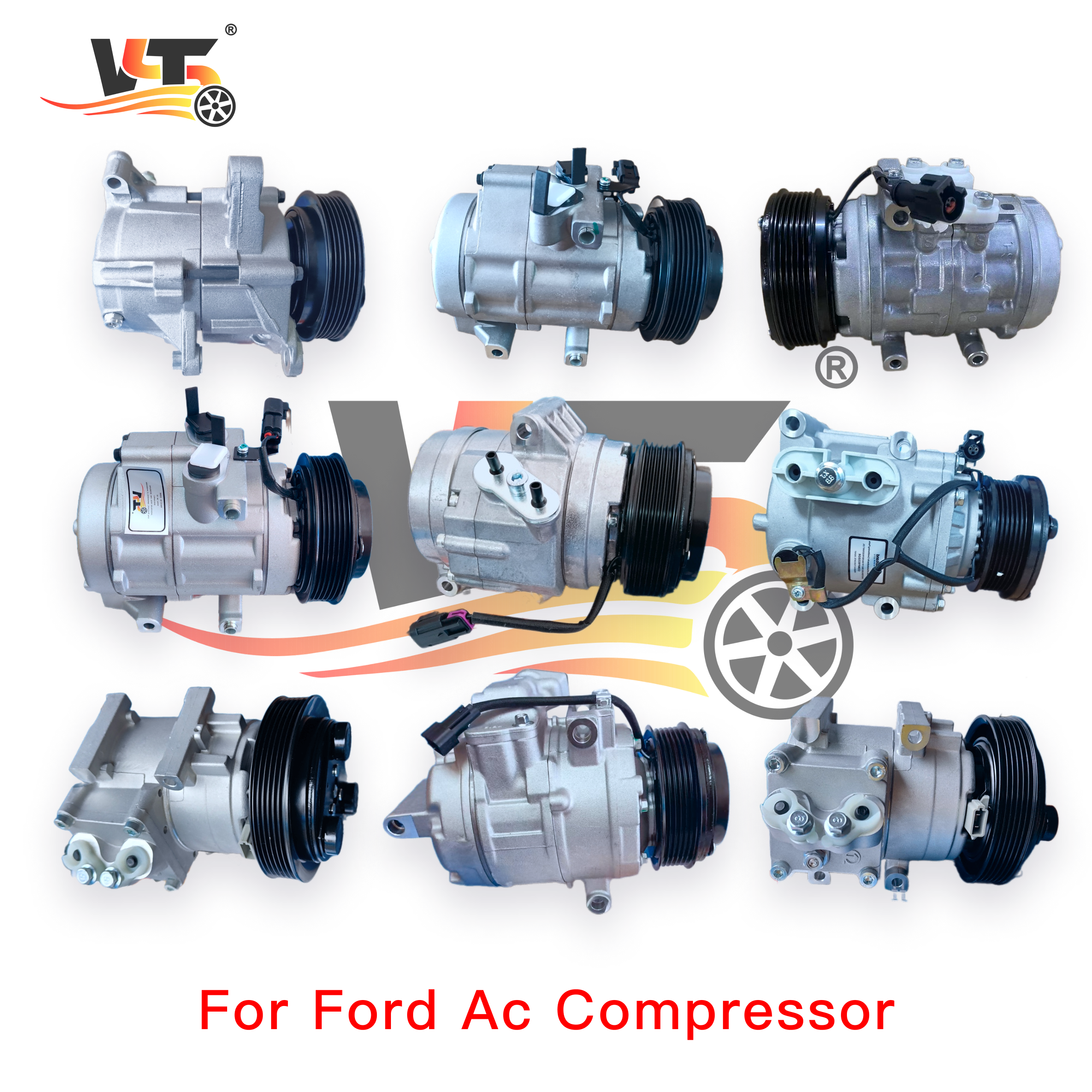 Car for Ford New Fiesta 1.5 2014/15 Air Compressor for Ford Fiesta 2014-2019 1.6L Onix Compressor ACP13101 6513101 T178398