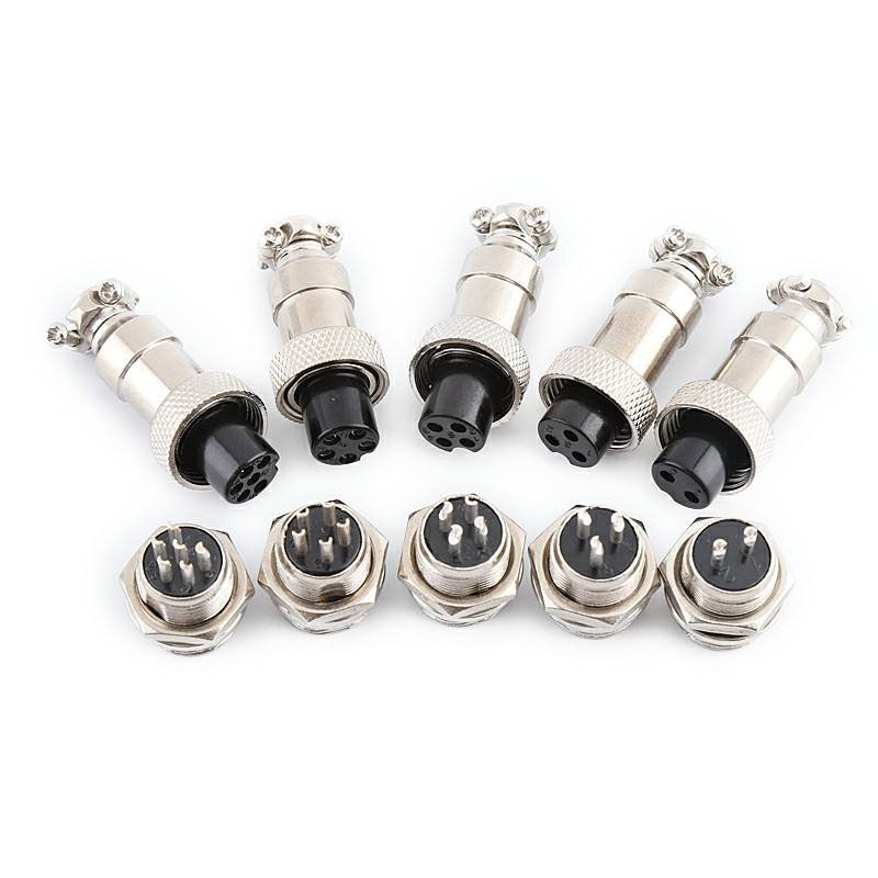 GX12 4pin Cable Mount Male Female Connector Aviation Metal Connector