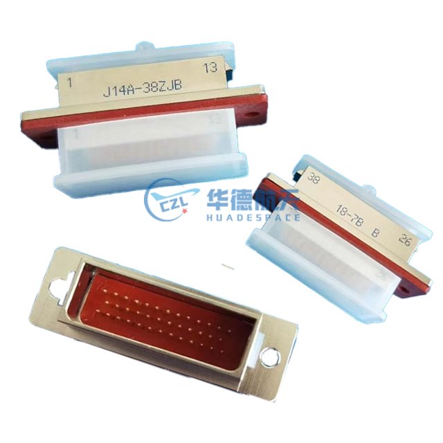 Huadespace Factory Outlet J14A Series Rectangular Electrical Connector Plug Models J14A-38TK J14A-38ZJ/ZK Connector Accessories