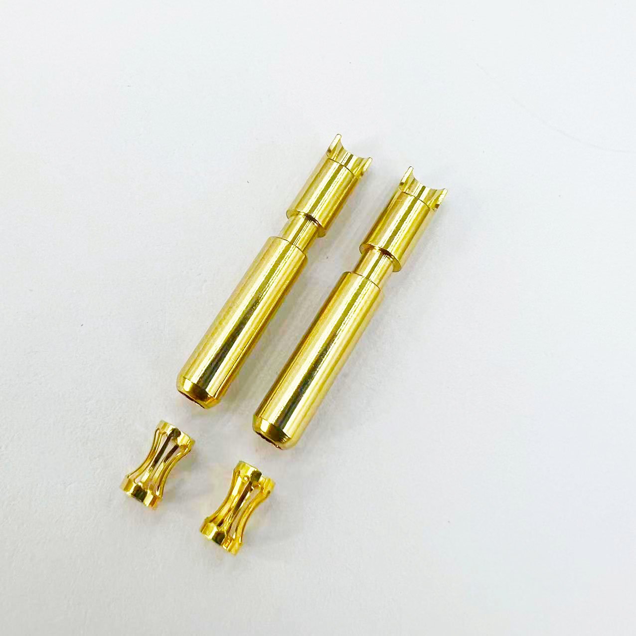 Machining Customized NC Machining Copper Needle Conductive Welding Crimping Terminal Crown Spring Contact Connector