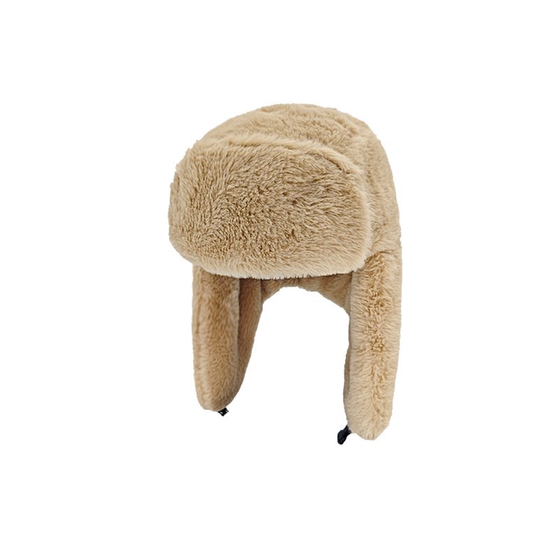 Women's Warm Aviator Hats With Ear-flapped Earmuffs Winter Cold-Proof Fur Caps Russian Style Winter Accessories