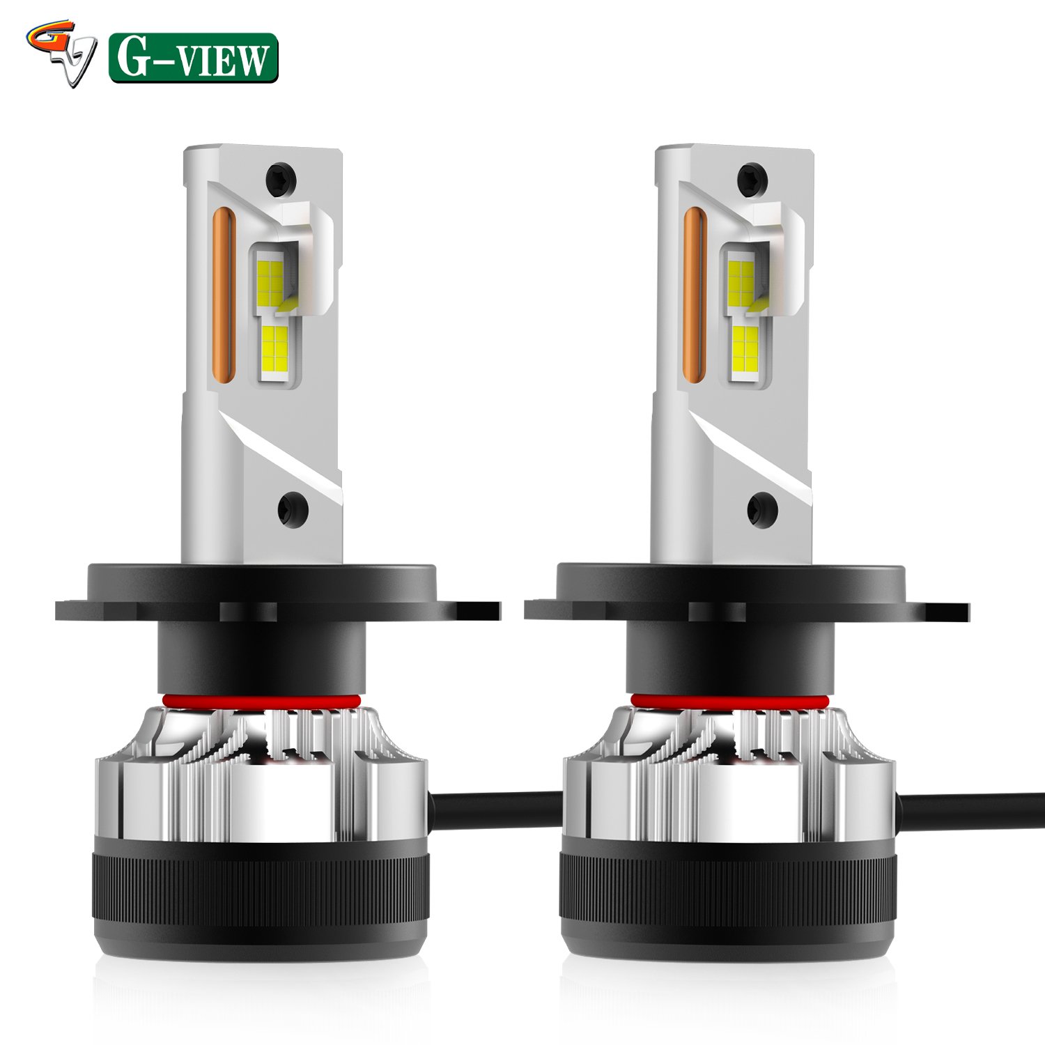 Customized G12 LED Headlights 12V White H1 H3 H4 H7 H8 H11 50W Canbus LED Headlight for Car Models X5 A4 A3 X2 6000k Color