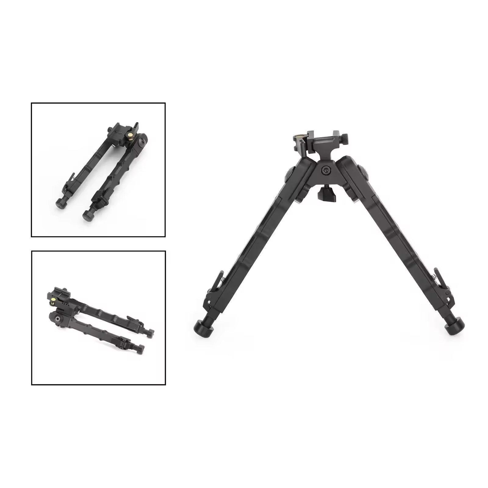 Factory Wholesale V9 Bipod Tactical Aviation Aluminum Alloy for 20mm 360 Degree Rotating Retractable Tactical Bipod