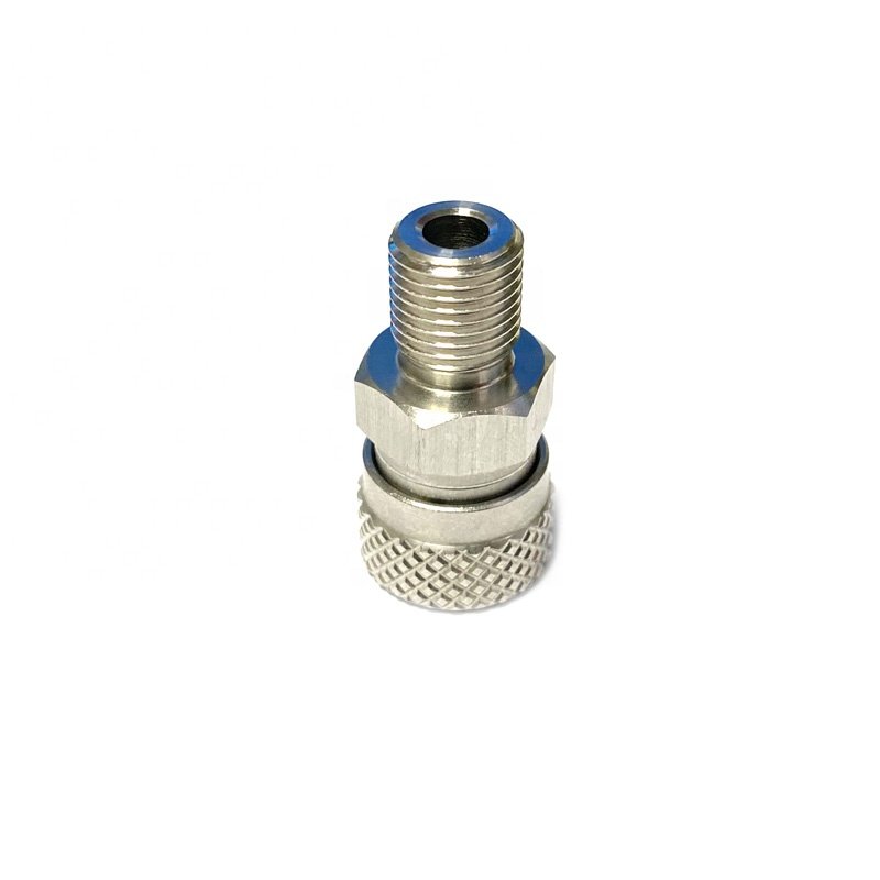 CNC Sheet Metal Fabrication Stainless Steel External Thread Connector Parts Cnc Machining Service
