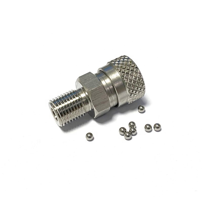 CNC Sheet Metal Fabrication Stainless Steel External Thread Connector Parts Cnc Machining Service