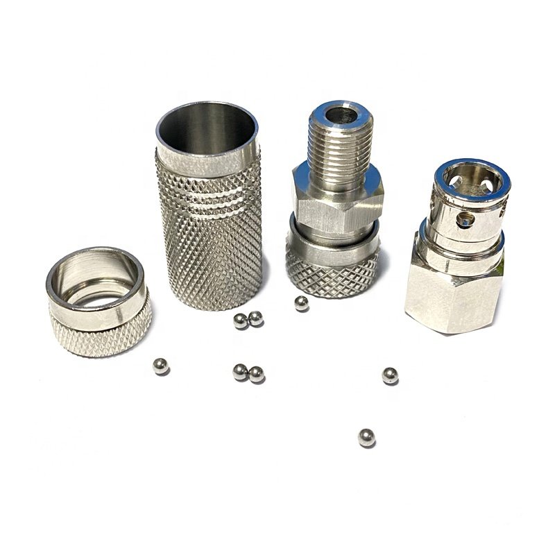 CNC Sheet Metal Fabrication Stainless Steel External Thread Connector Parts Cnc Machining Service