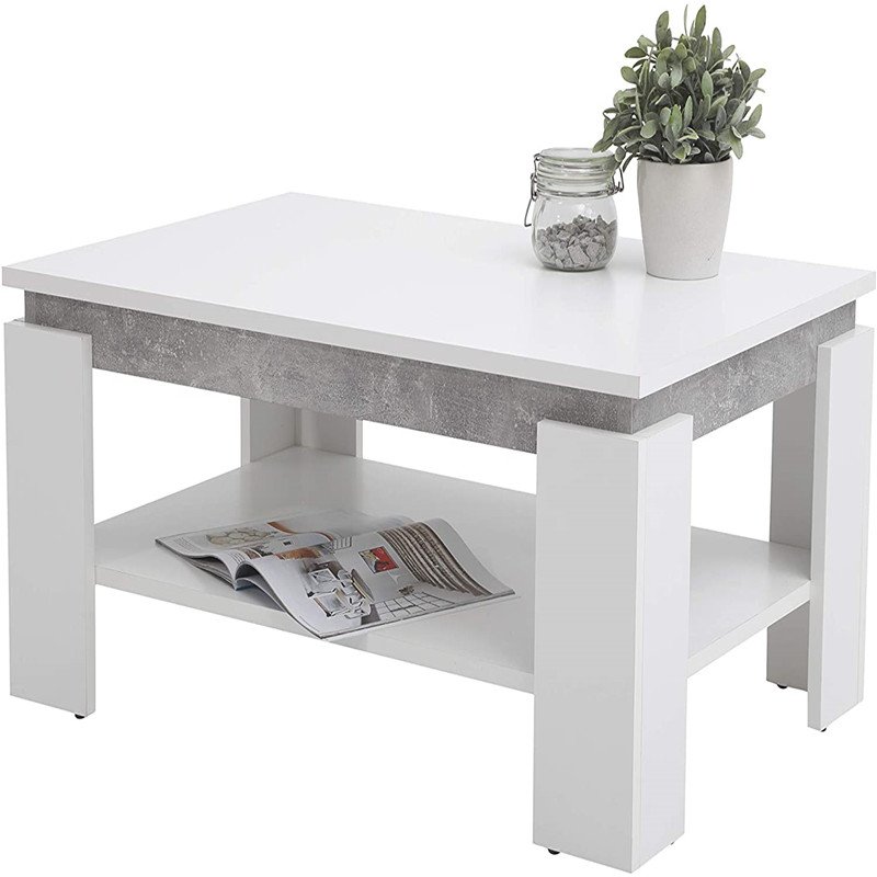 Rectangle Accessories Wooden Melamine Color Room New Ocean French Coffee Table