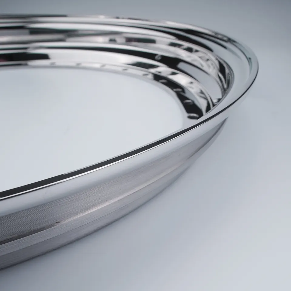 Custom T6061 Rim 14 15 16 17 18 19 Inch 3.5J 12J Step Lip 3 Piece Forged Wheel Outer Lips for Luxury Car
