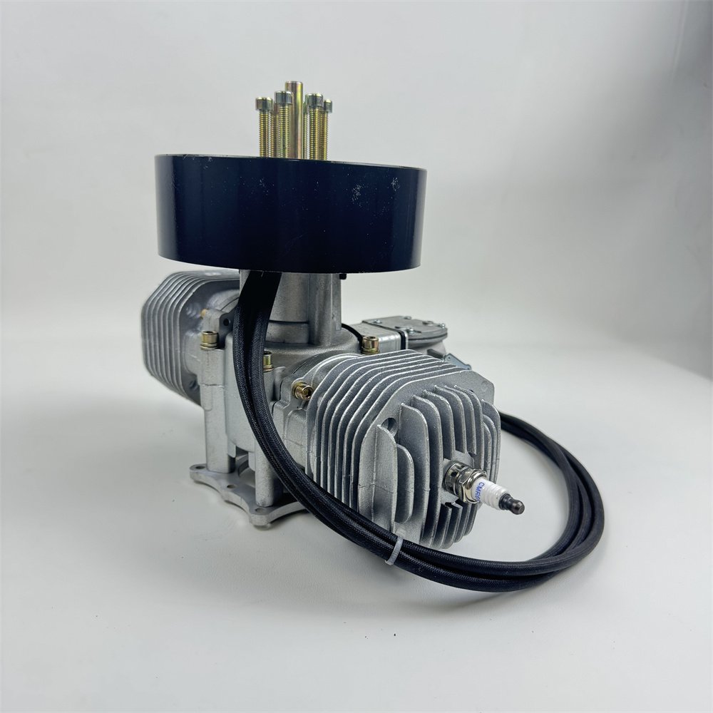 JRDT170 model aircraft UAV gasoline engine twin-cylinder two-stroke with a 130W generator system and 170CC displacement