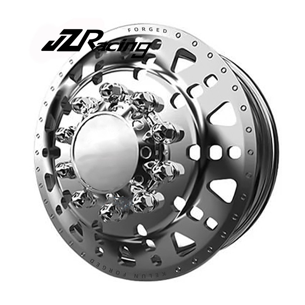 JZ Custom Popular HOT Sales OEM 4x4 22 24 26 28 30 Inch Polished/Black Forged Dually Wheel