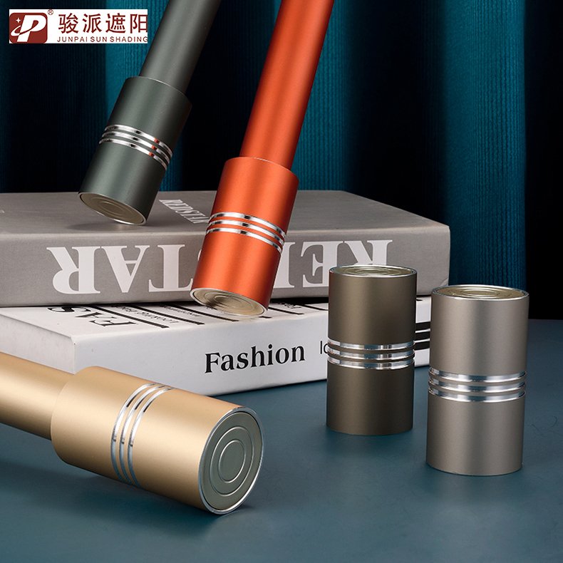 Factory Price Fashion Metal Single Curtain Rod 6m Aluminium Window Decoration Accessory for Home and Office