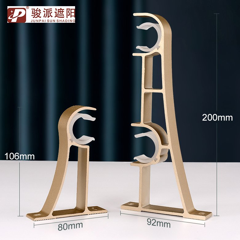 Factory Price Fashion Metal Single Curtain Rod 6m Aluminium Window Decoration Accessory for Home and Office