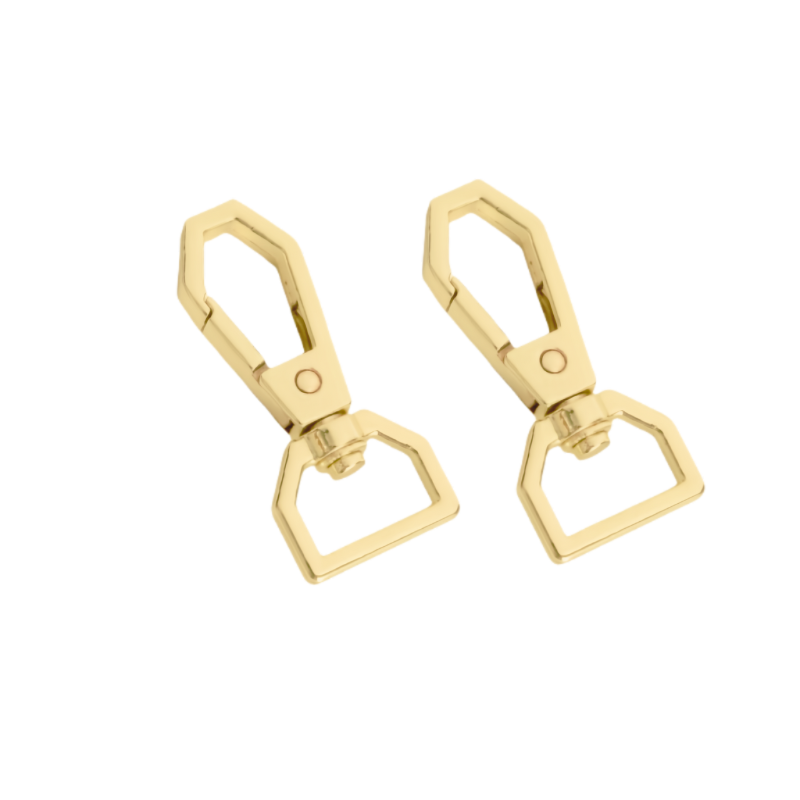 Wholesale Zinc Alloy Hardware Accessories Square Ring Small Plate Buckle for Aviation Travel Bags Multi-size Old Hook Design