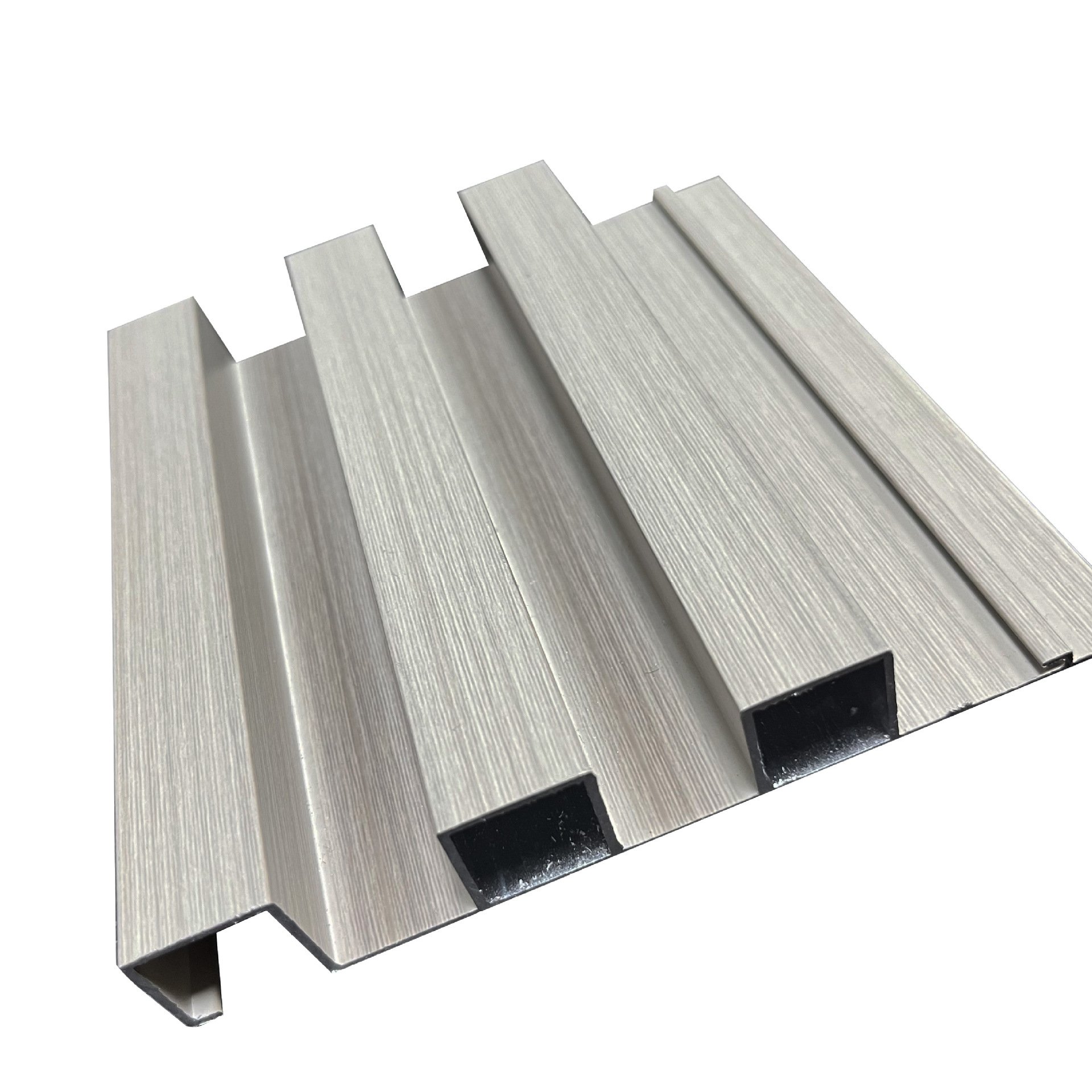 BYY Wood Grain Aluminum Great Wall Panel Fireproof Insulated Roof Panel Grid Ceiling Baffle Grille Aluminium Cladding Panel