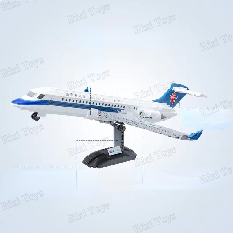 Pantasy 11002 China Southern Airlines co-produced ARJ21 aircraft model puzzle puzzle boy toy decoration Building Blocks Sets