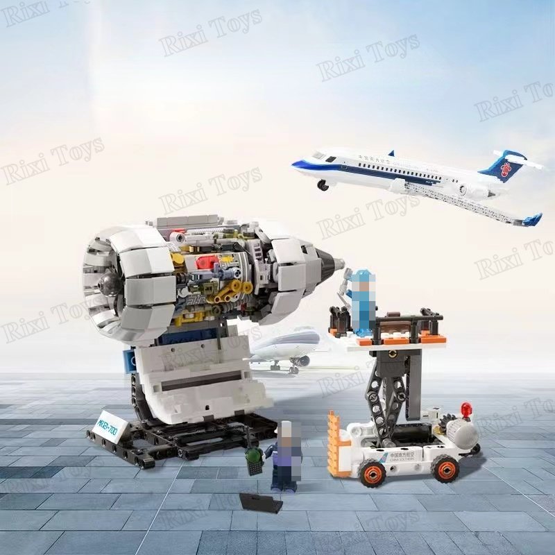 Pantasy 11002 China Southern Airlines co-produced ARJ21 aircraft model puzzle puzzle boy toy decoration Building Blocks Sets