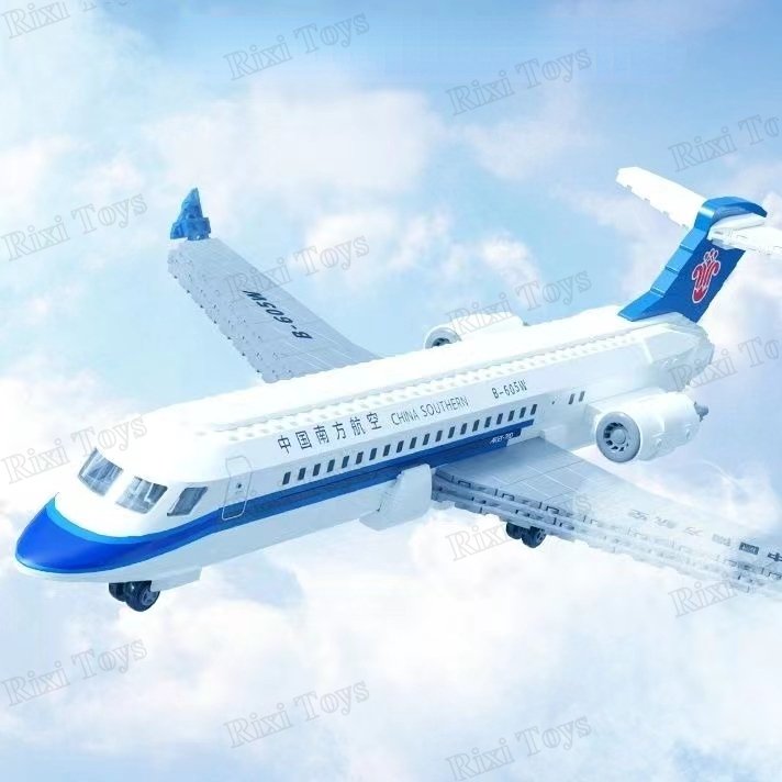 Pantasy 11002 China Southern Airlines co-produced ARJ21 aircraft model puzzle puzzle boy toy decoration Building Blocks Sets