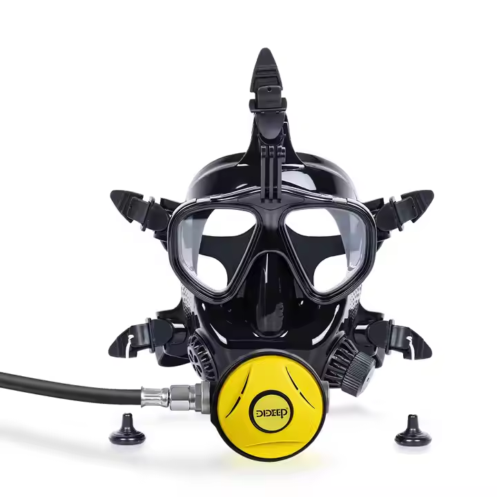 RS New 1L Mini Scuba Diving Tank DIDEEP X4000pro+ Swim Dive Accessories Lung Air Diving Tank With Full Face Mask and Pump