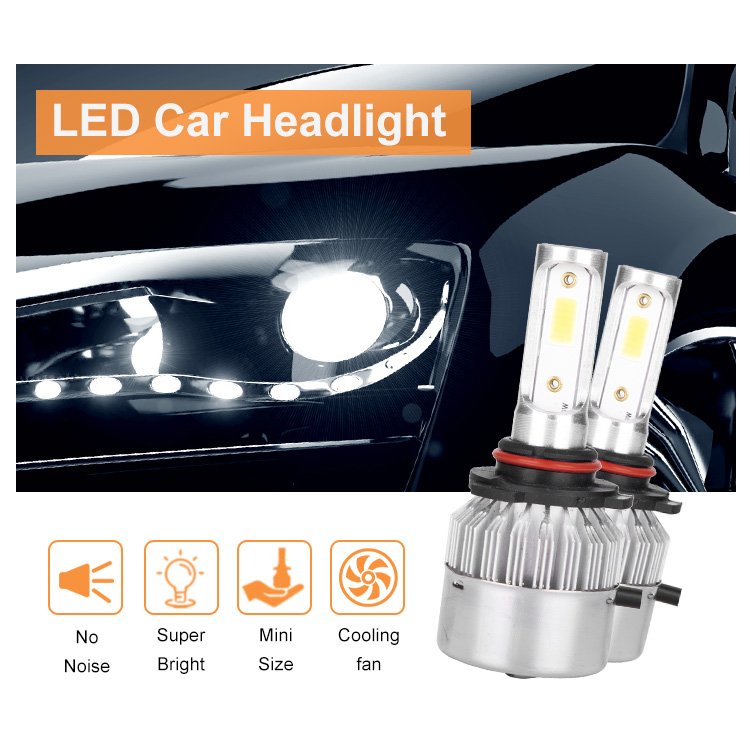 Nighteye S Super Bright LED Headlight Bulb 60W 6000K Aviation Aluminium Car Accessories Auto 24V Lighting
