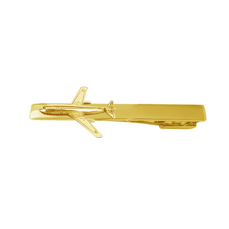Suit Accessories Airport Aircraft Souvenir Captain Custom Metal Airplane Tie Clip