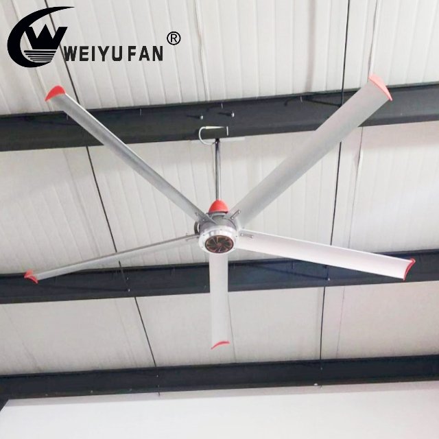2.48m/8ft Small Diameter Industrial Ceiling Fan PMSM Motor HVLS Fan WYDS-A2480