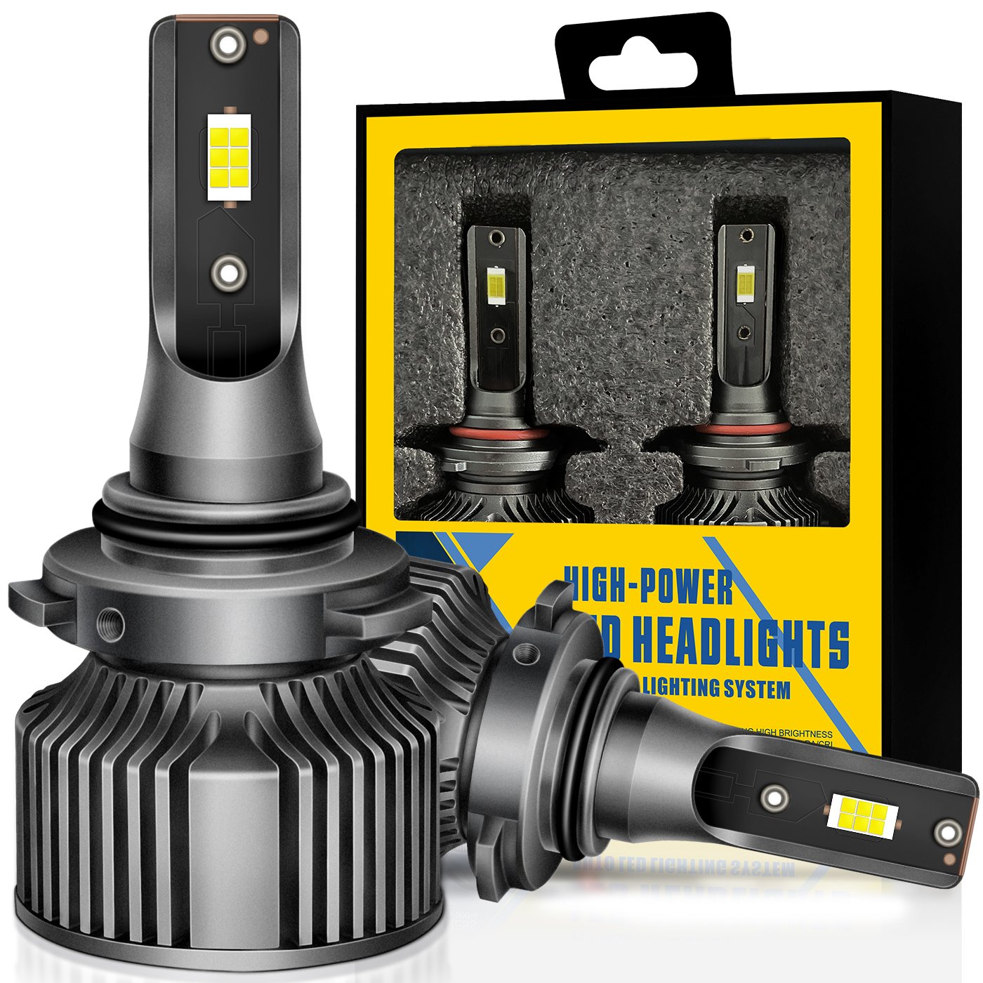 H4 H7 9006 Led Headlights 6500K 50W H1 H3 H8 H9 Car Headlight Bulbs 9005 H11 Fog Lights Super Bright Auto Lamps