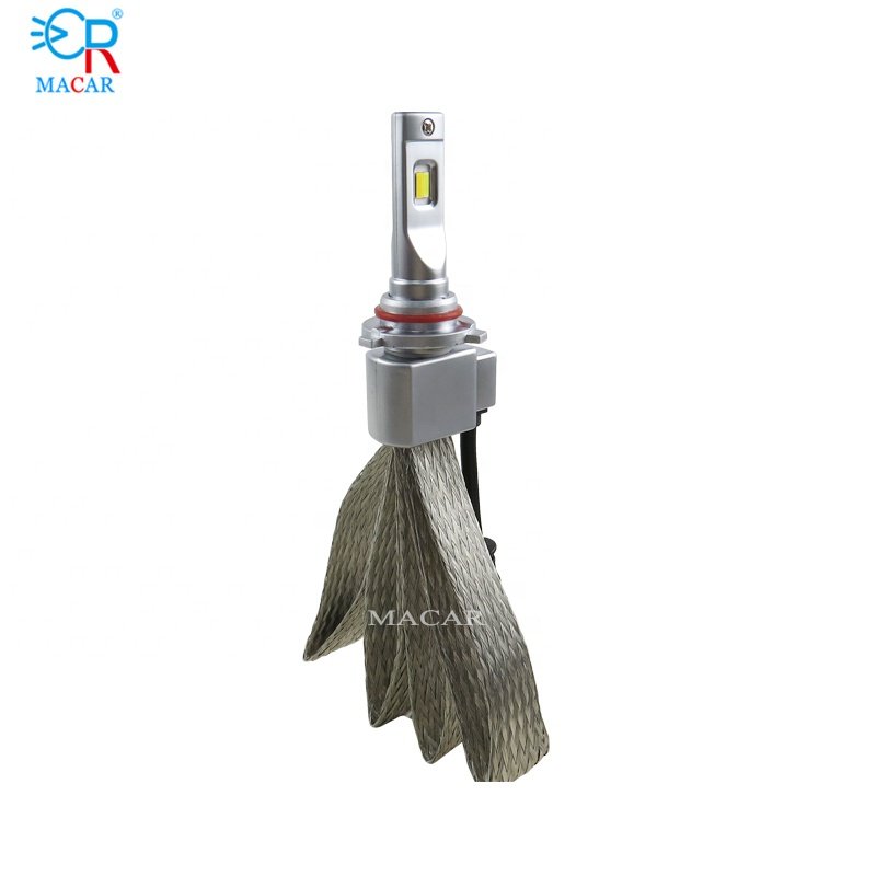 MACAR Led Light High Lumens CSP 3570 8000LM 80W Led Auto Headlight Led H11 Tri Color 9005 9006 H11 3 Color Headlight Led