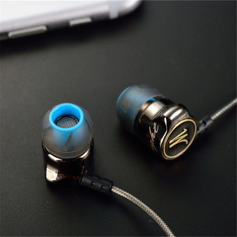 Mobile game end game Almighty King DM7 gold plated plug compatible with PC mobile phone group battle footsteps wired earphones