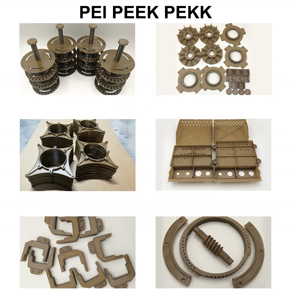 Factory Custom FST Certified V0 Flame Retardant ULTEM PEEK PEKK PEI Parts 3d Printing Services with Anti-corrosion