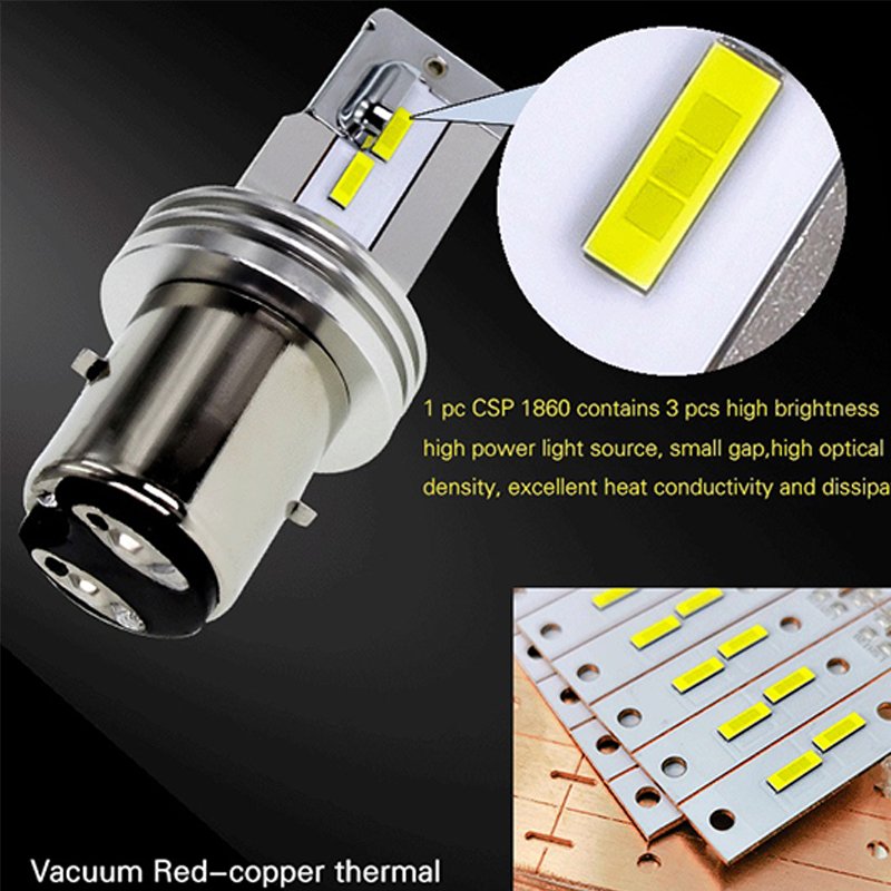 H4 H6 BAD20D R2 P45T P36D P15D Led Motorcycle Headlight Farol Motocicletafaro Led Motophare Led Pour Moto Faro Motocicleta Led