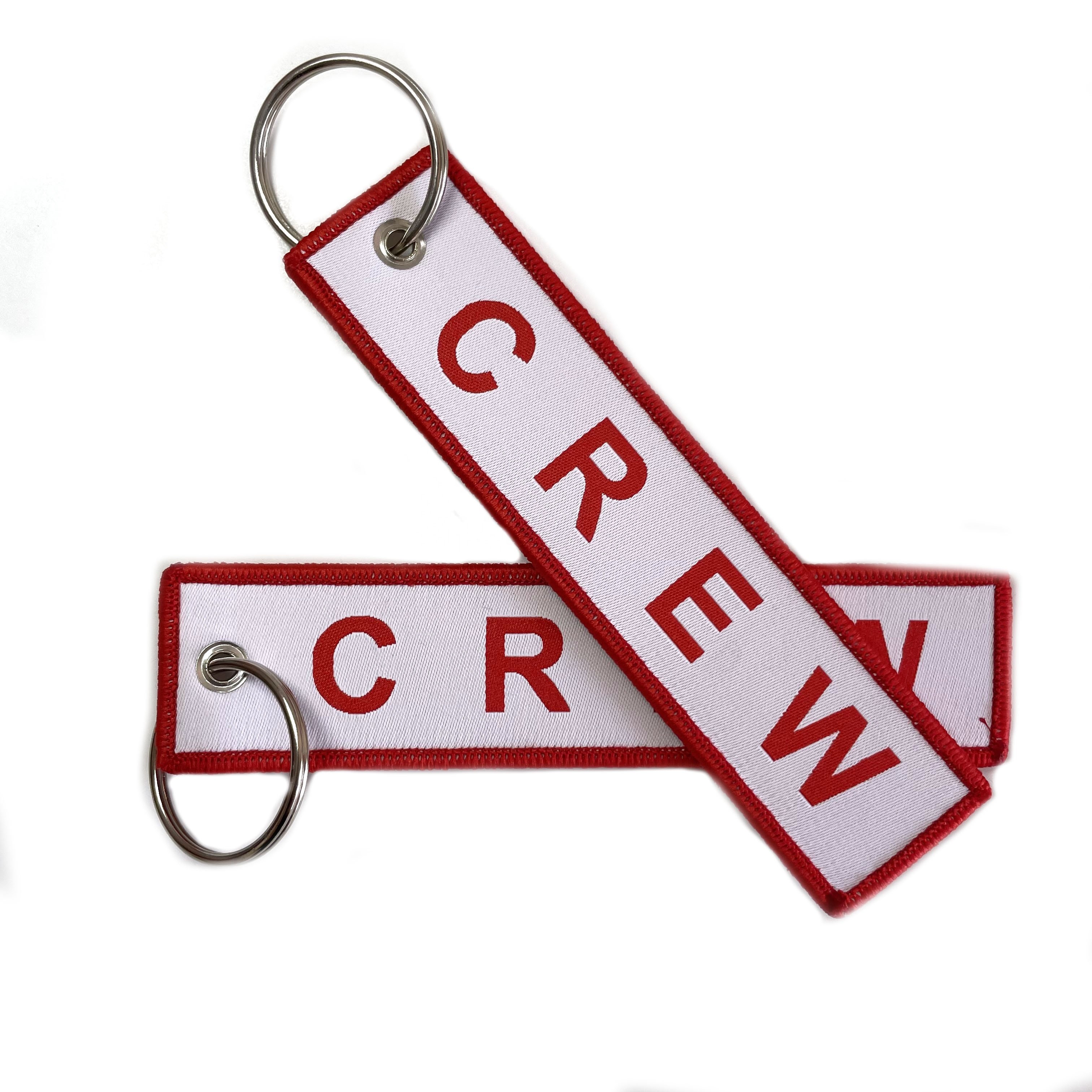 Customized Promotional Items Keychain Crew Keychain Woven Aviation Accessories Jet Tag