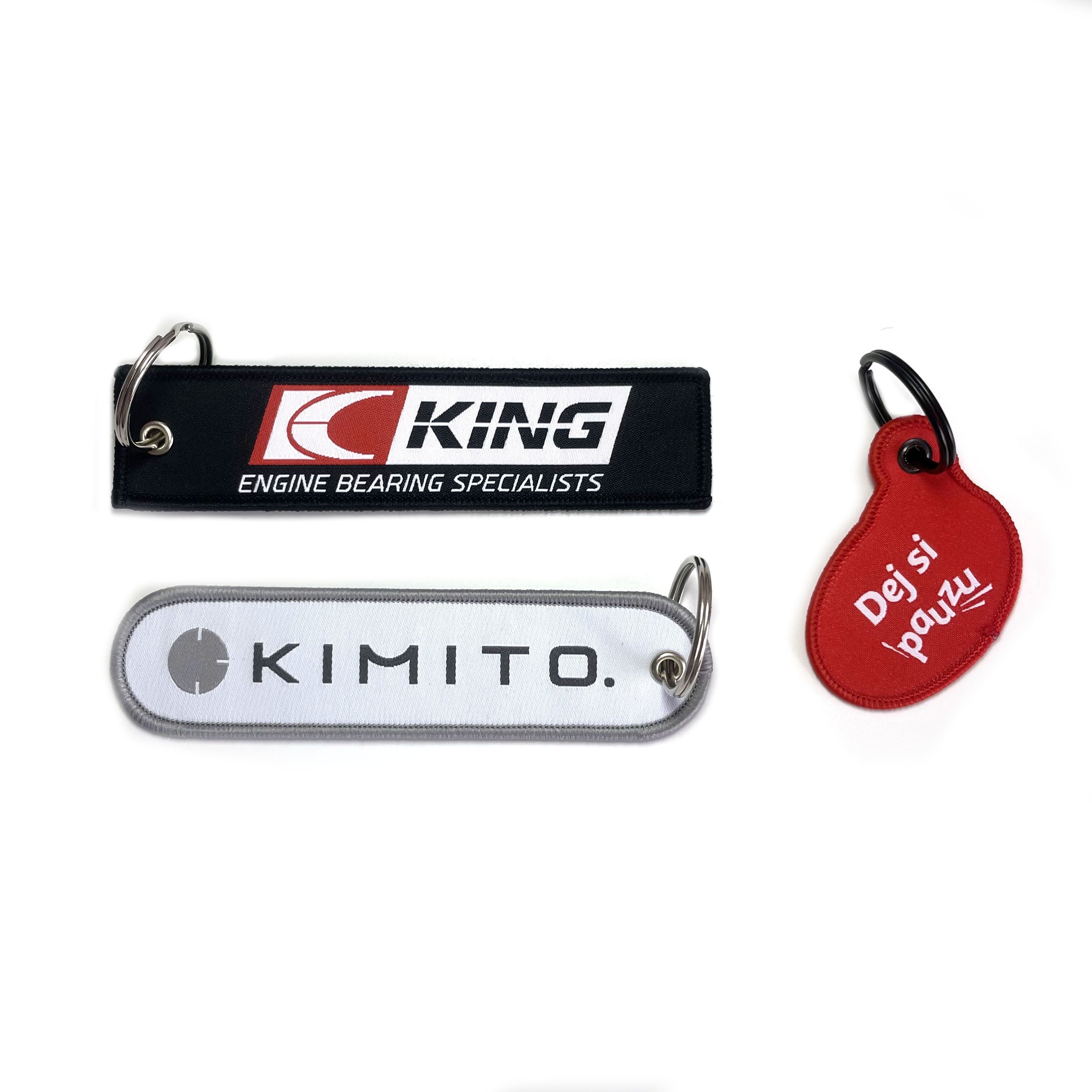 Customized Promotional Items Keychain Crew Keychain Woven Aviation Accessories Jet Tag