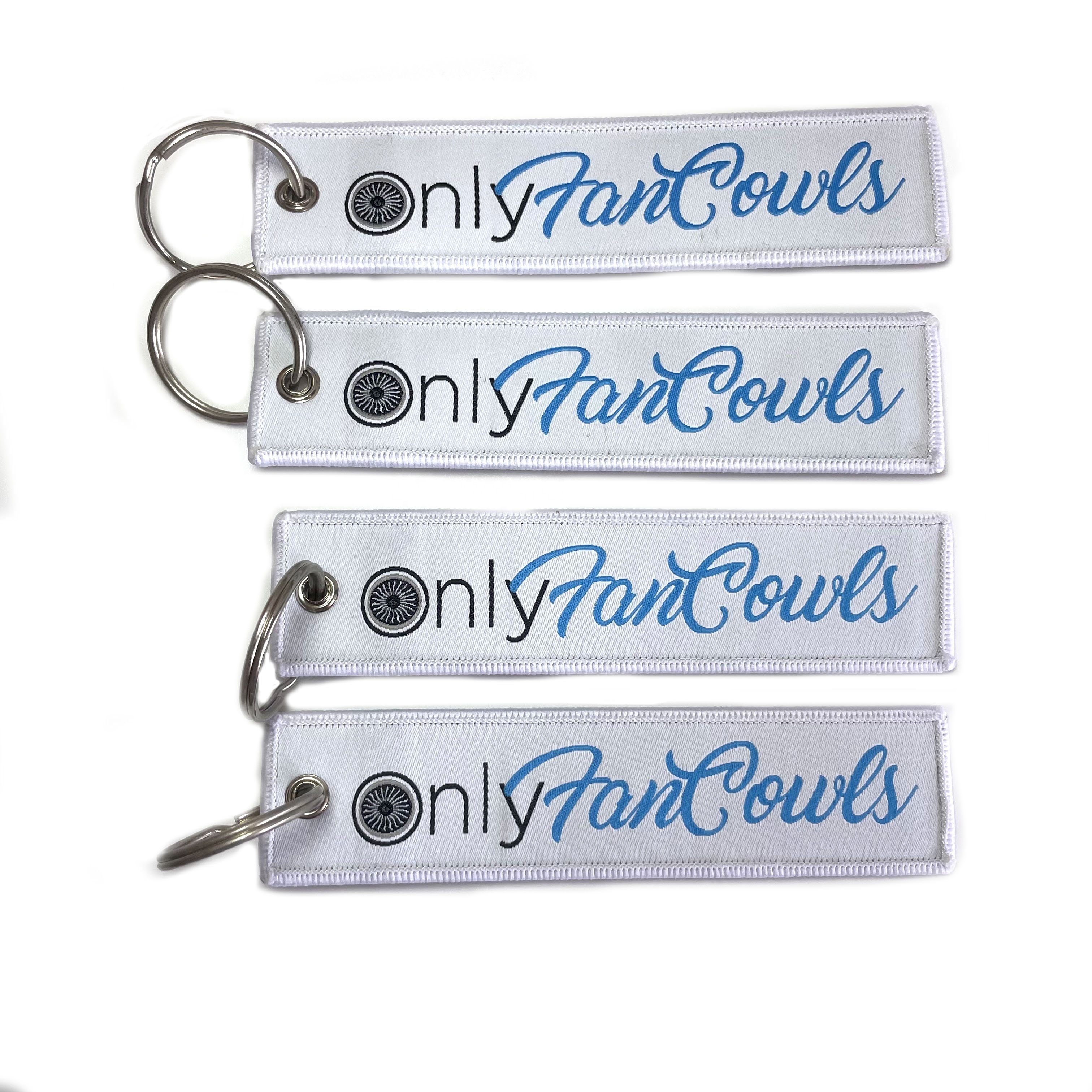 Customized Promotional Items Keychain Crew Keychain Woven Aviation Accessories Jet Tag