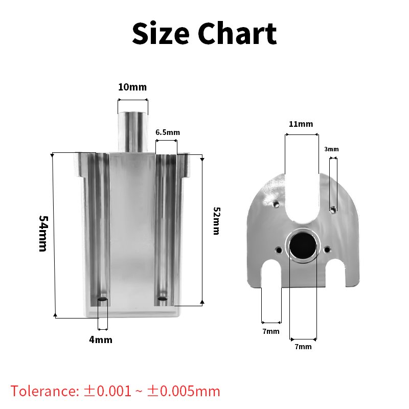 Precision Machining Aviation Accessories Drone Spare Part Industrial Components Cnc Machining for Semiconductor