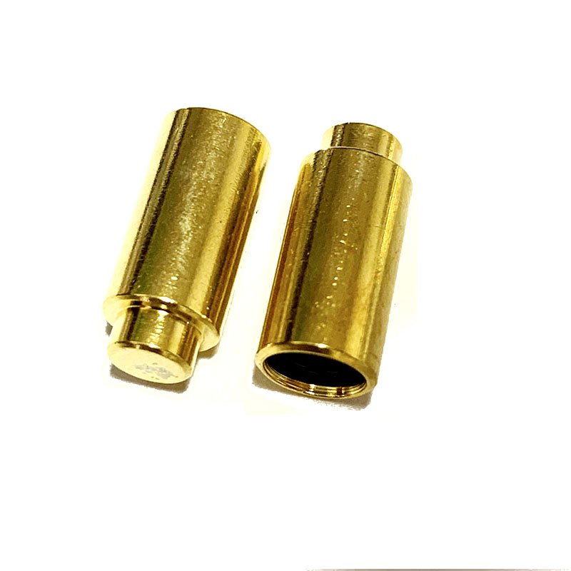 Manufacturing Mini Cnc High Quality Brass Gold Plated 6mm Banana Bullet Connector Electrical LED Light Plug