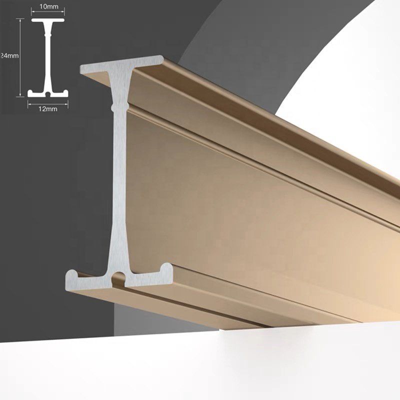 Flexible Bendable Ceiling Mount Room Divider Aluminum Curtain Track Rail